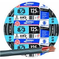 ROMEX 8-3 NMW/G WIRE 125' 8-3 NMW/G WIRE