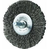VORTEC 3" CRIMPED WIRE WHEEL BRUSH 3" FINE WIRE WHEEL
