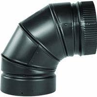 SELKIRK SURE-TEMP DOUBLE WALL 90 DEG SMOKE PIPE ELBOW 90D 6" DBL WL