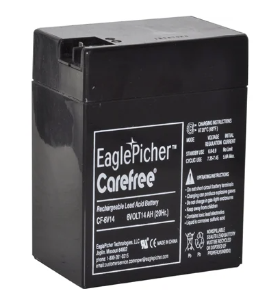 EAGLE PICHER CF6V14 EMERGENCY LIGHTING BATTERY