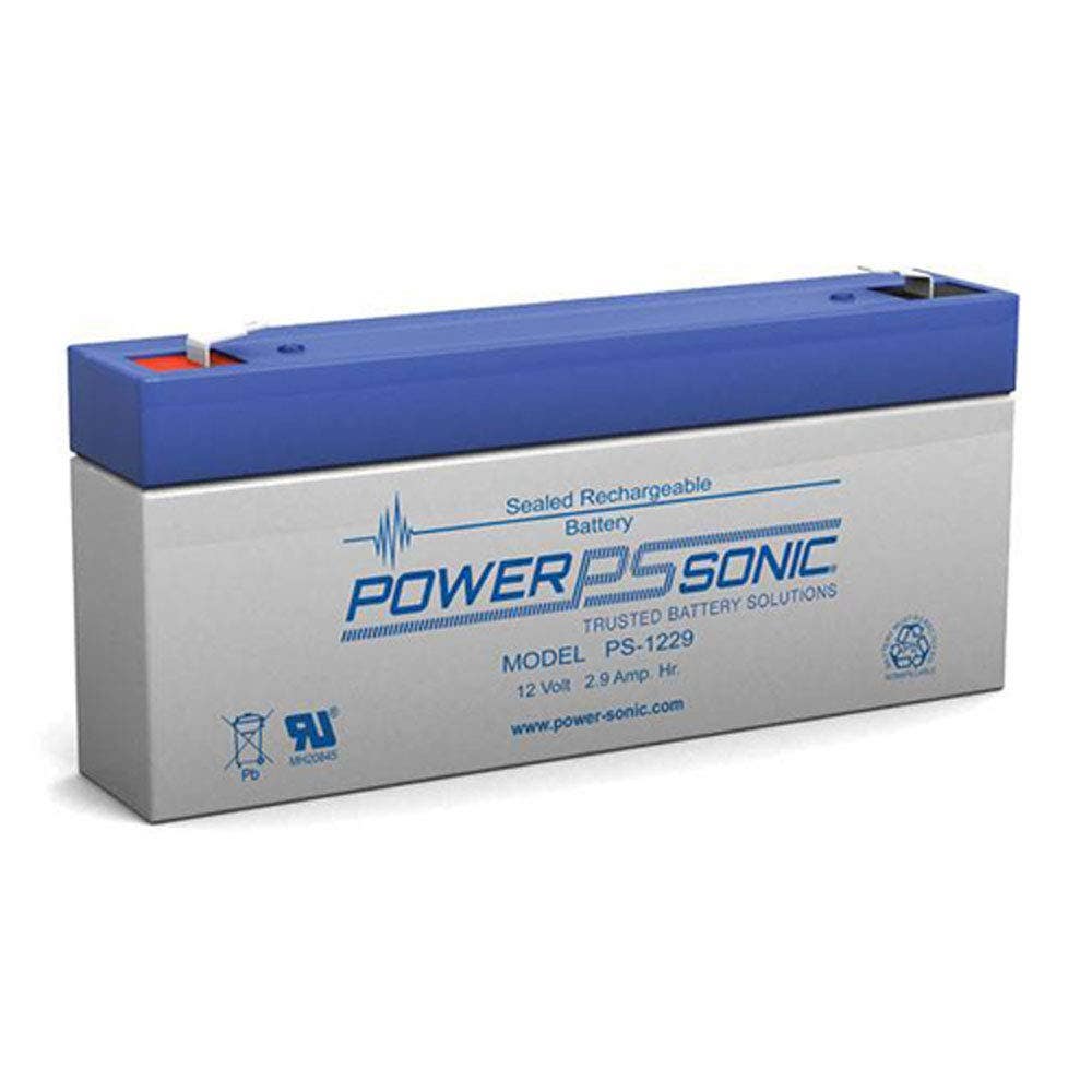 PS-1229 - 12 VOLT/2.9 AMP HOUR SEALED LEAD ACID BATTERY WITH 0.187