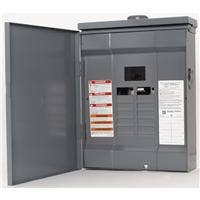 SQUARE D HOMELINE 100A MAIN BREAKER PLUG-ON NEUTRAL LOAD CENTER 100