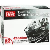 DO IT BEST CONTRACTOR TRASH BAG 50CT 42G
