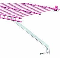 CLOSETMAID 12 IN. WHITE WIRE SHELVING SUPPORT BRACKET 100-PACK 100P