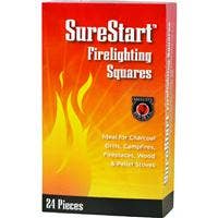 MEECO'S RED DEVIL FIRE STARTER SQUARES 24PK SQS FIRE STARTER