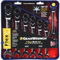 CHANNELLOCK 7-PIECE METRIC FLEX HEAD RATCHETING COMBINATION WRENCH