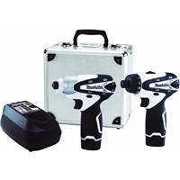 MAKITA 12V MAX CXT LI-LON DRILL & IMPACT CORDLESS TOOL COMBO KIT 12