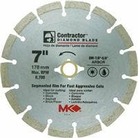 MK DIAMOND CONTRACTOR DIAMOND BLADE 7"